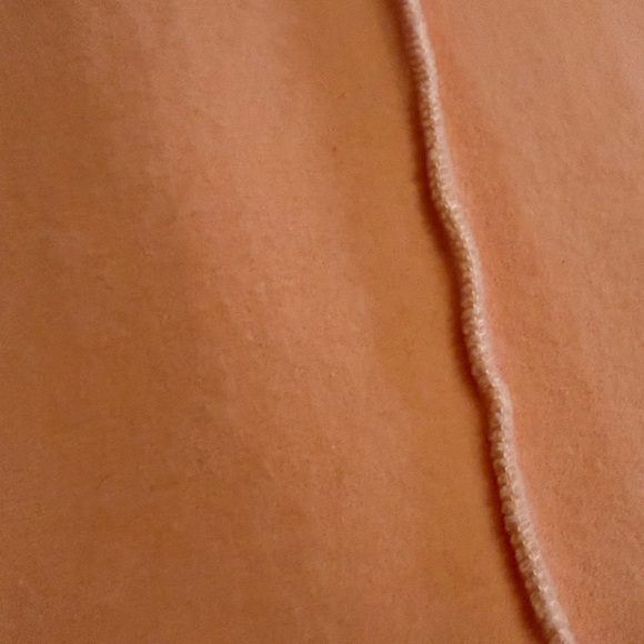 Sonia Rykiel Peach Velour Women's Cardigan and Wide-Pants Set - Picture 7 of 12